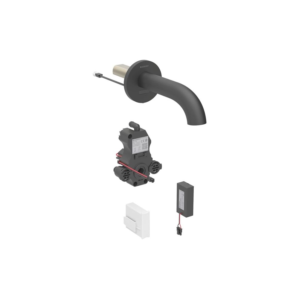 Geberit Piave Waschtischarmatur Wandmontage, Batteriebetrieb, ohne Mischer, Länge 22... GEBERIT-116283141 4025410064301 (Abb. 1)