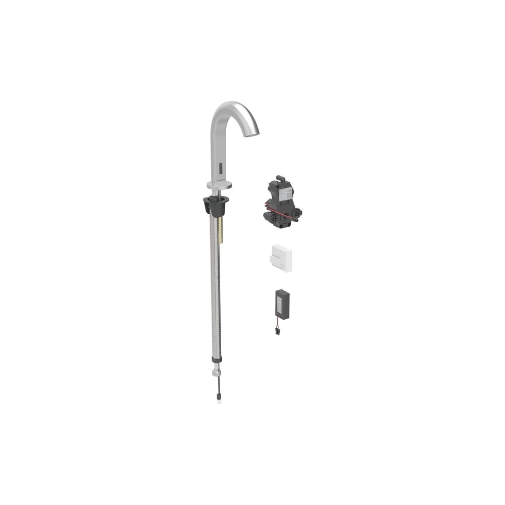 Geberit Piave Waschtischarmatur, Standmontage, Batteriebetrieb, für UP-Funktionsbox,... GEBERIT-116184SN1 4025410064950 (Abb. 1)