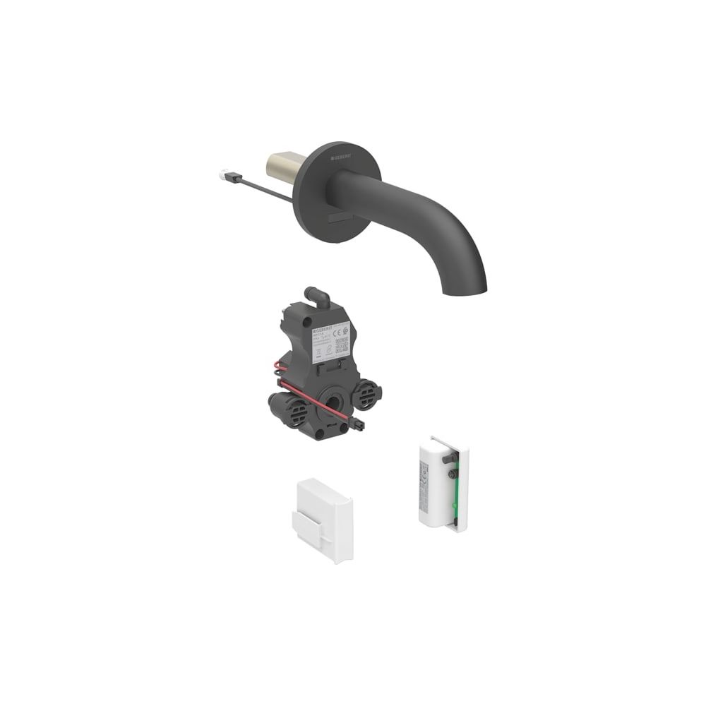 Geberit Piave Waschtischarmatur Wandmontage, Generatorbetrieb, ohne Mischer, Länge 2... GEBERIT-116285141 4025410064325 (Abb. 1)