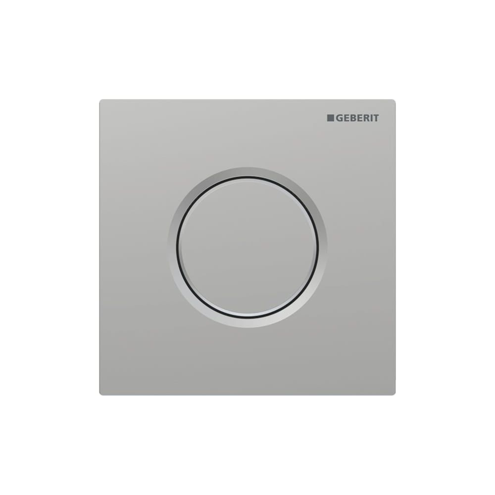 Geberit Typ 01 Urinalsteuerung mit pneumatischer Spülauslösung, Round, Mattchrom, ea... GEBERIT-116011JQ5 4025410703095 (Abb. 1)