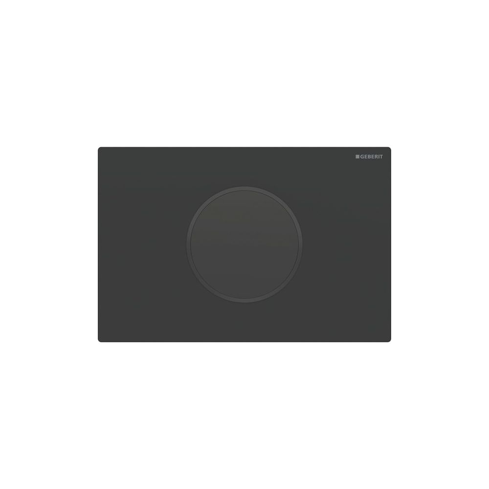 Geberit Sigma 10 WC-Steuerung elektronisch Batterie, 2-Mengen-Auslösung, Mattschwarz... GEBERIT-115908166 4025410703750 (Abb. 1)
