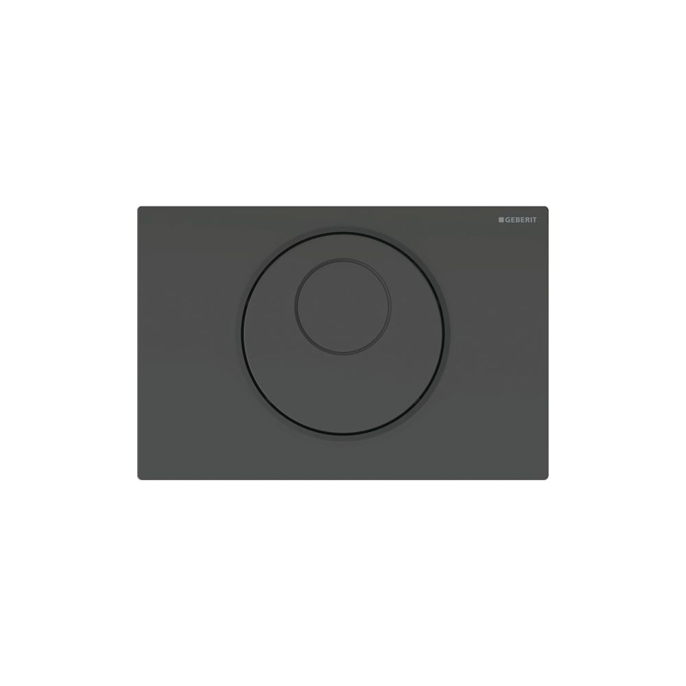 Geberit Sigma 10 WC-Steuerung elektronisch Netz, 2-Mengen-Auslösung, Schwarz, Mattsc... GEBERIT-115890DW6 4025410703774 (Abb. 1)