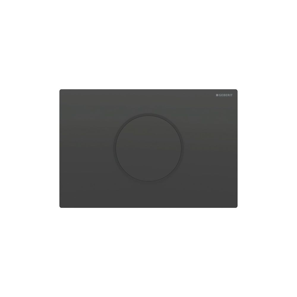 Geberit Sigma 10 WC-Steuerung elektronisch Batterie, 2-Mengen, Schwarz, Mattschwarz,... GEBERIT-115909DW6 4025410703835 (Abb. 1)