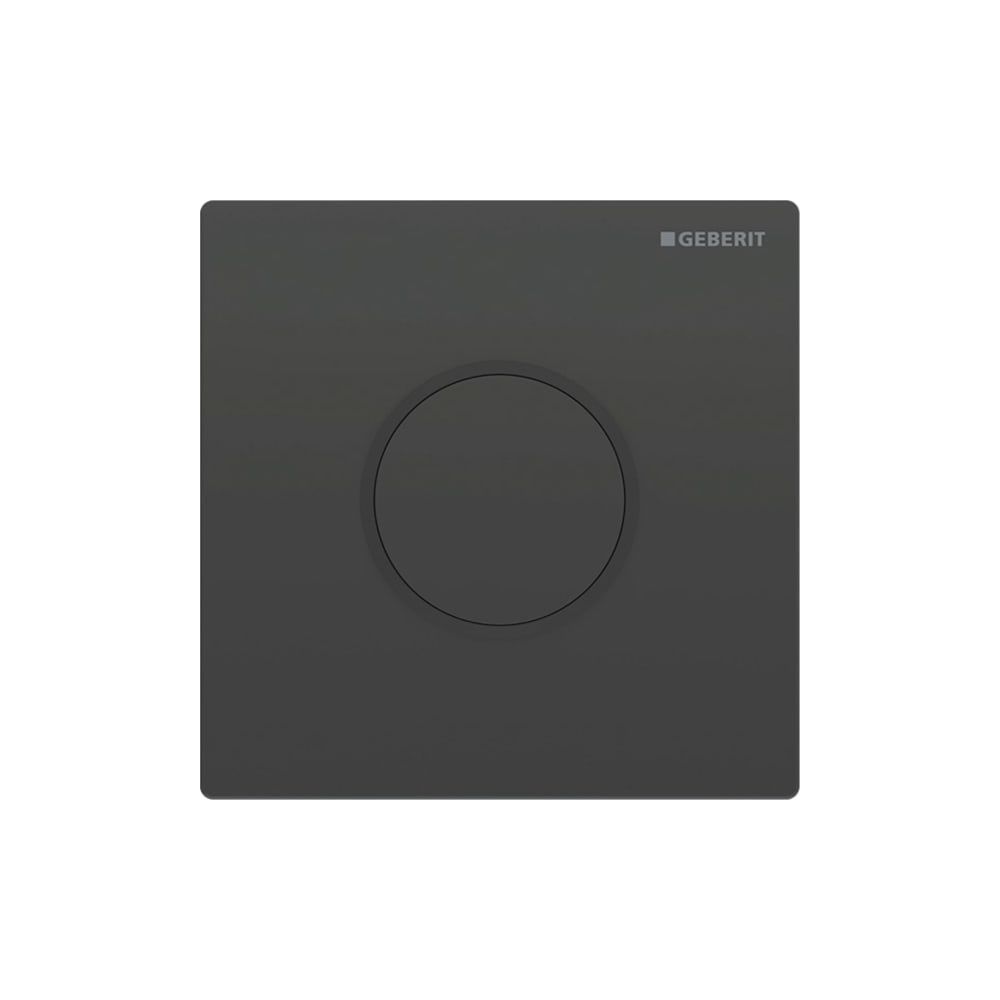 Geberit Typ 10 Abdeckplatte für Urinalsteuerung IR Round, Schwarz, Mattschwarz... GEBERIT-241925DW1 4025410703156 (Abb. 1)