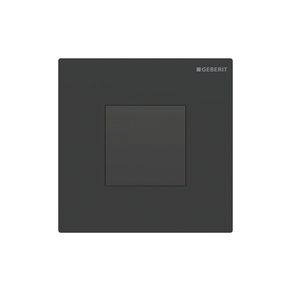 Geberit Typ 20 (ex Typ 30) Abdeckplatte für Urinalsteuerung IR, Square, Mattschwarz... GEBERIT-243271161 4025410706225 (Abb. 1)