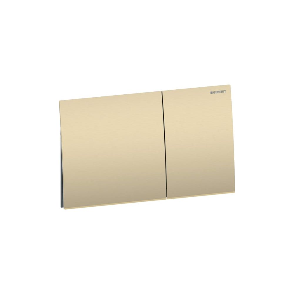 Geberit Drückerplatte Sigma70, 2-Mengen-Spülung Square Breite 25cm, Messingfarben ge... GEBERIT-115622QF1 4025410762351 (Abb. 2)