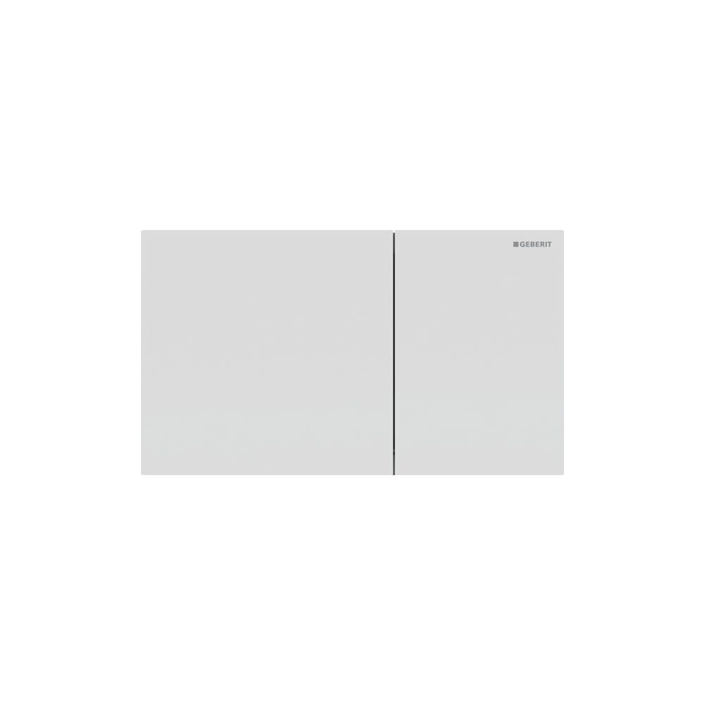 Geberit Sigma 70 Drückerplatte, 2-Mengen-Spülung Square Breite 25cm, Mattweiß, easy-... GEBERIT-115622JT1 4025410053541 (Abb. 1)
