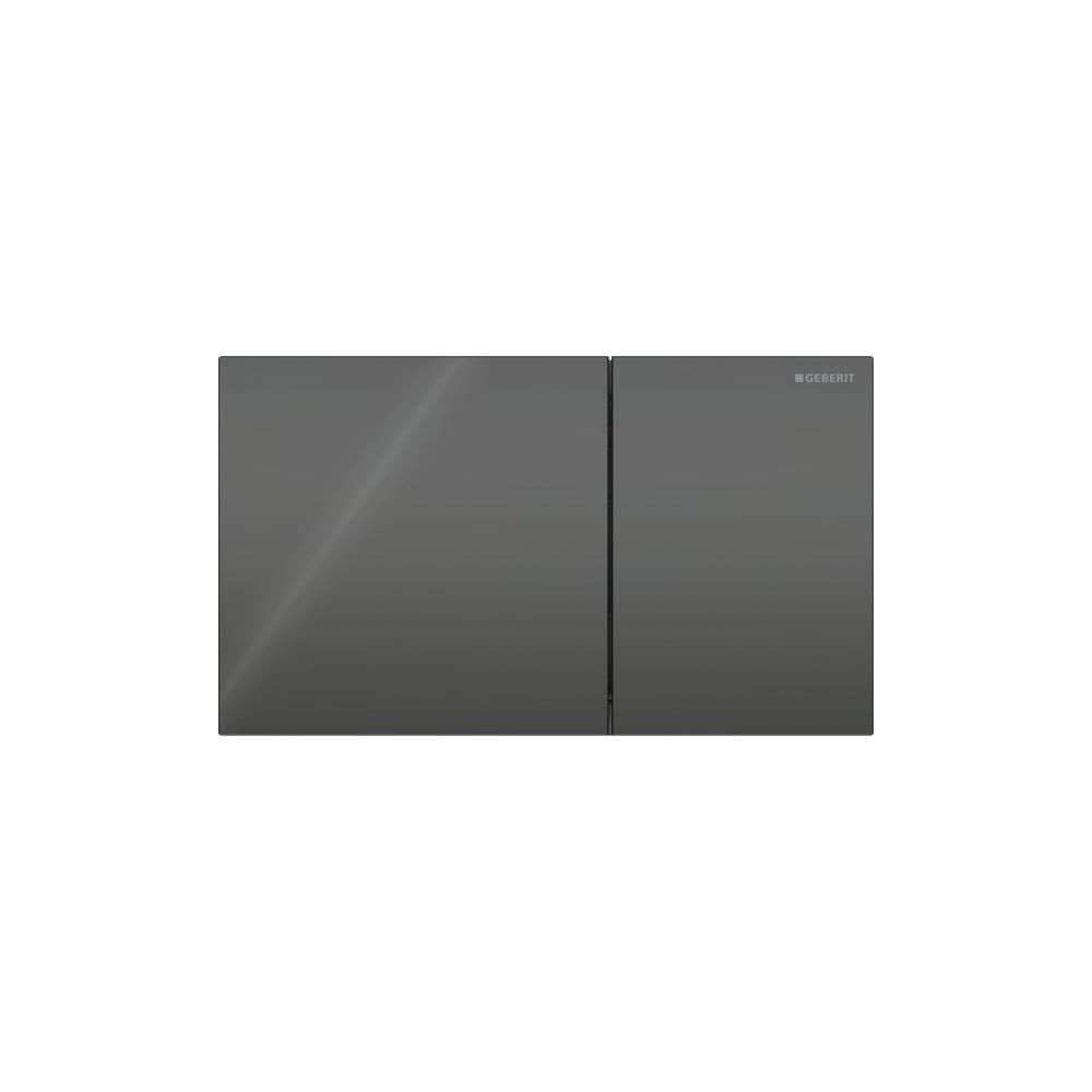 Geberit Sigma 70 Drückerplatte, 2-Mengen-Spülung Square Breite 25cm, Glas, Schwarz... GEBERIT-115622SJ1 4025410762092 (Abb. 1)