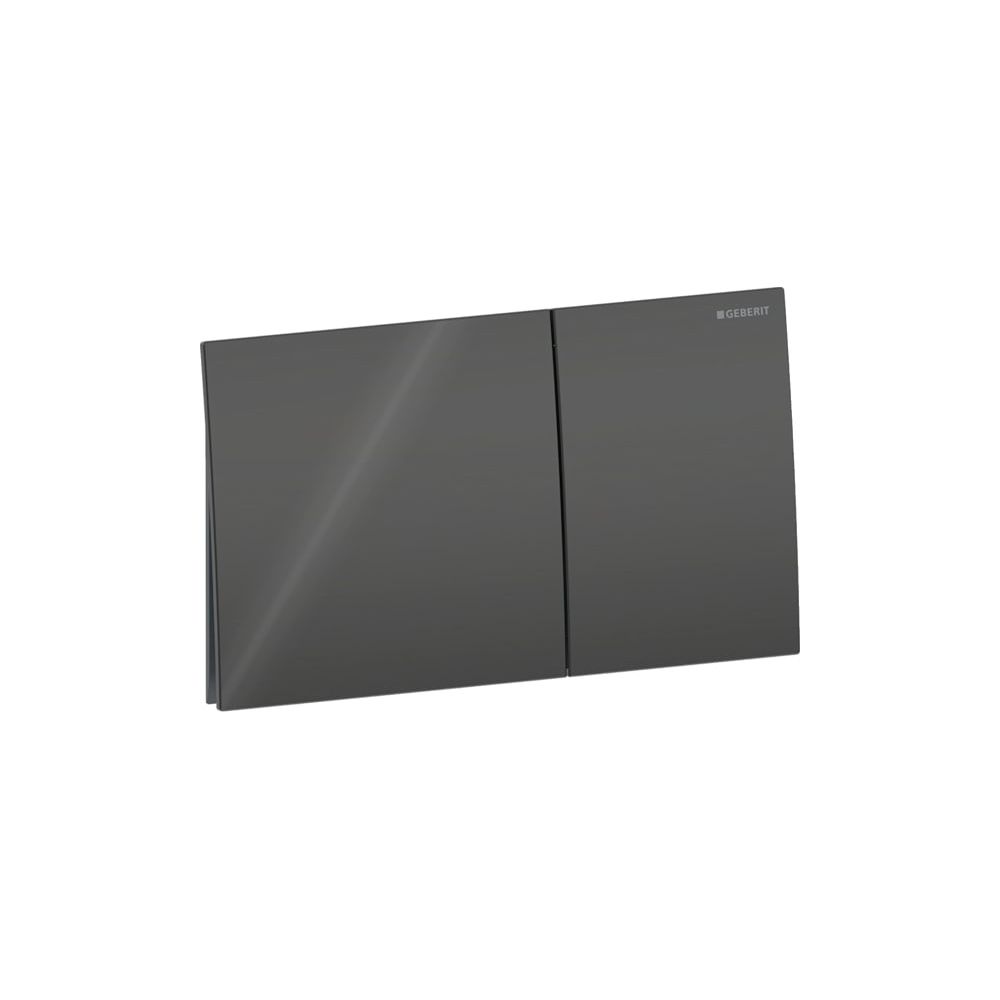 Geberit Drückerplatte Sigma70, 2-Mengen-Spülung Square Breite 25cm, Glas, Schwarz... GEBERIT-115622SJ1 4025410762092 (Abb. 2)