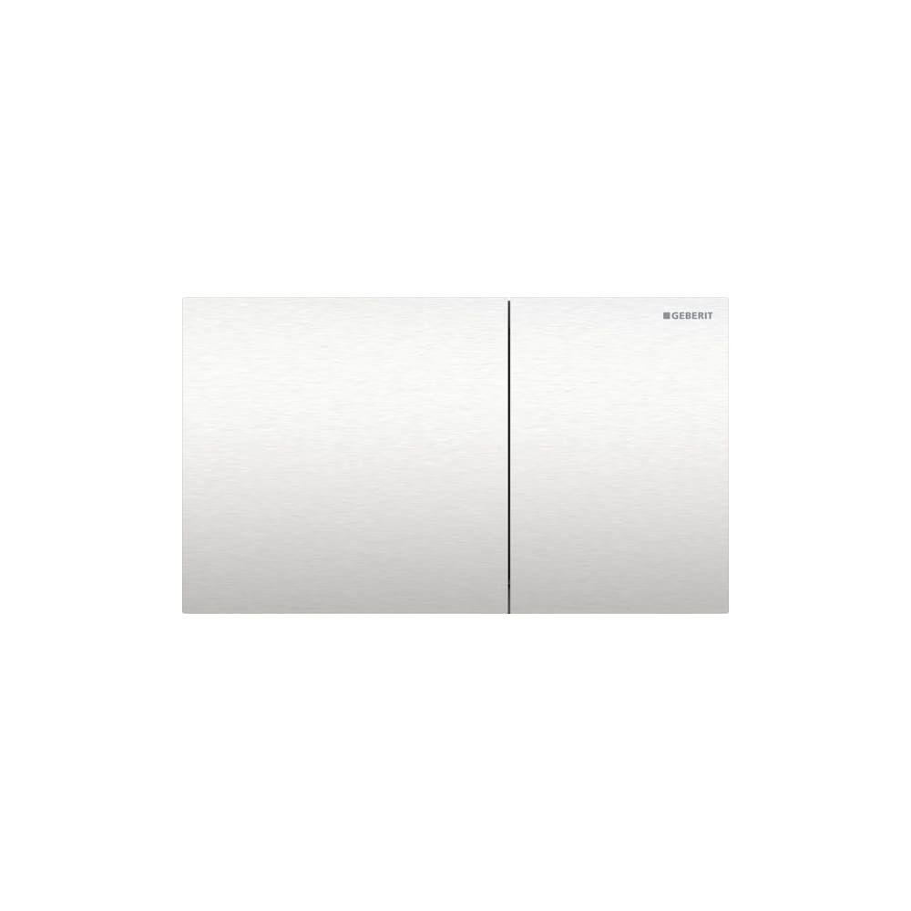 Geberit Sigma 70 Drückerplatte, 2-Mengen-Spülung Square Breite 25cm, Edelstahl gebür... GEBERIT-115622FW1 4025410762320 (Abb. 1)