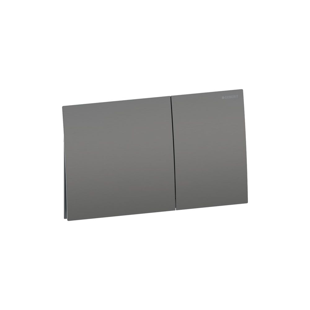 Geberit Drückerplatte Sigma70, 2-Mengen-Spülung Square Breite 25cm, Schwarzchrom geb... GEBERIT-115622QD1 4025410762344 (Abb. 2)