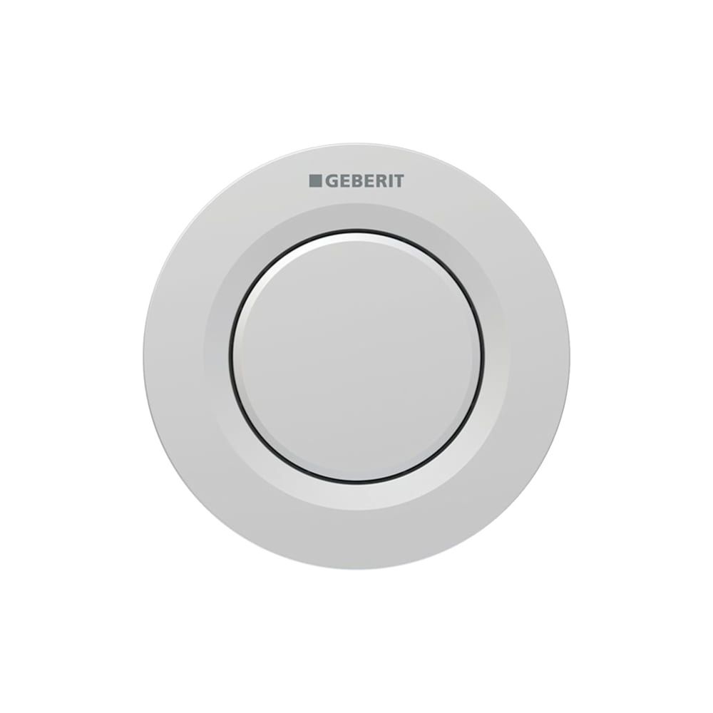 Geberit Typ 01 Fernbetätigung pneumatisch, 1-Mengen-Spülung, Unterputz-Drücker, Matt... GEBERIT-116040JQ1 4025410740533 (Abb. 1)