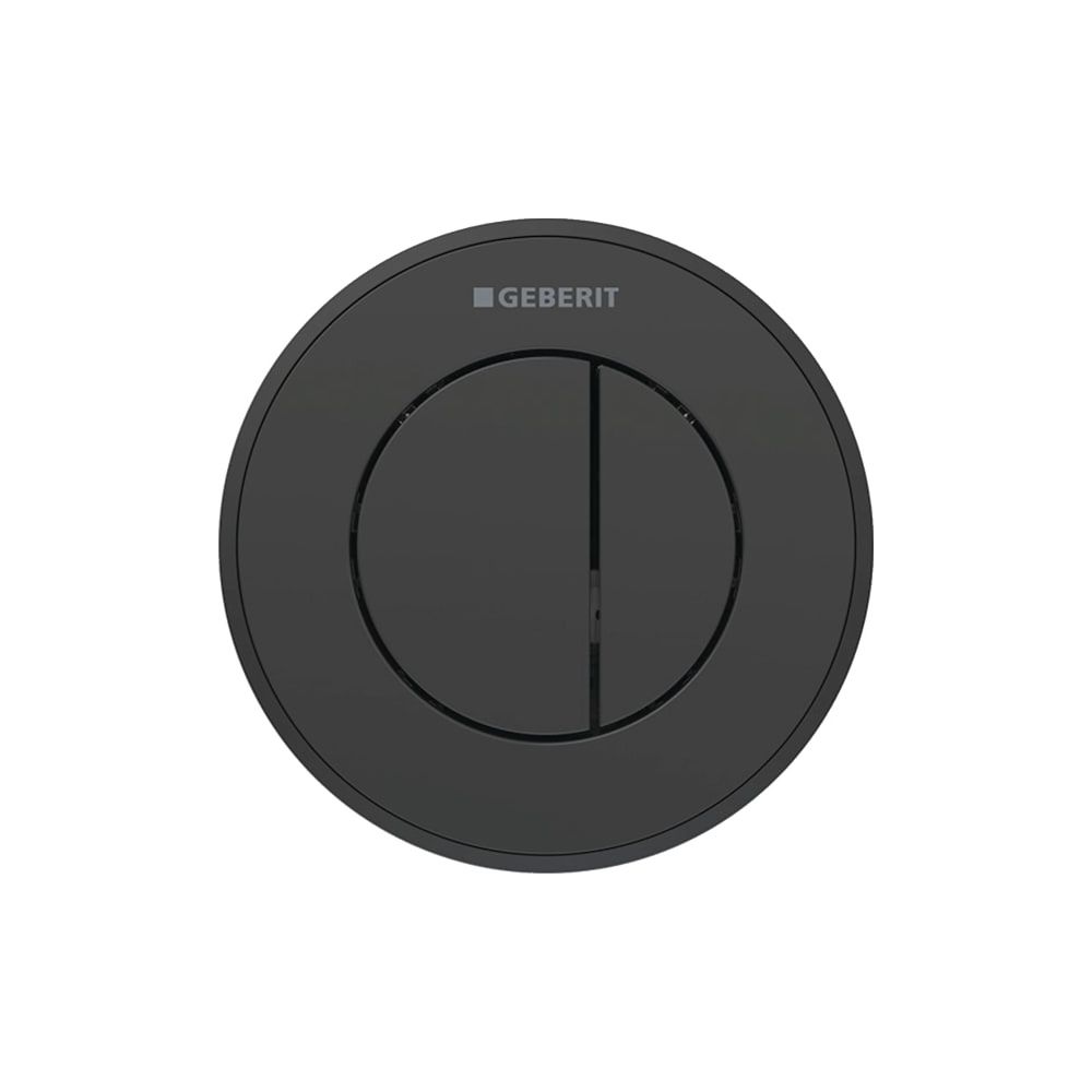 Geberit Typ 10 Fernbetätigung pneumatisch, 2-Mengen-Spülung, Unterputz-Drücker/Schwa... GEBERIT-116055DW1 4025410741110 (Abb. 1)