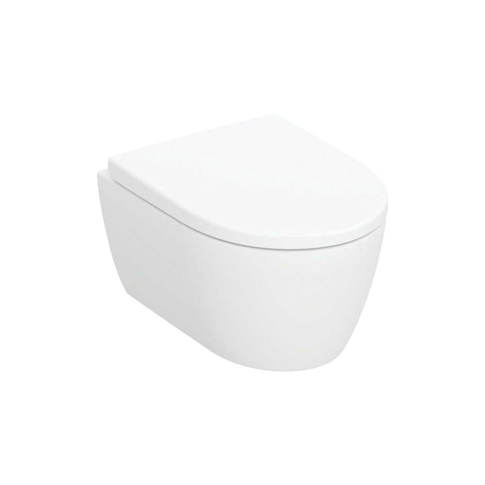 Geberit iCon Set Wand-WC Tiefspüler verkürzte Ausladung geschlossenes Keramikdesign ... GEBERIT-502381JT1 4025410071811 (Abb. 1)