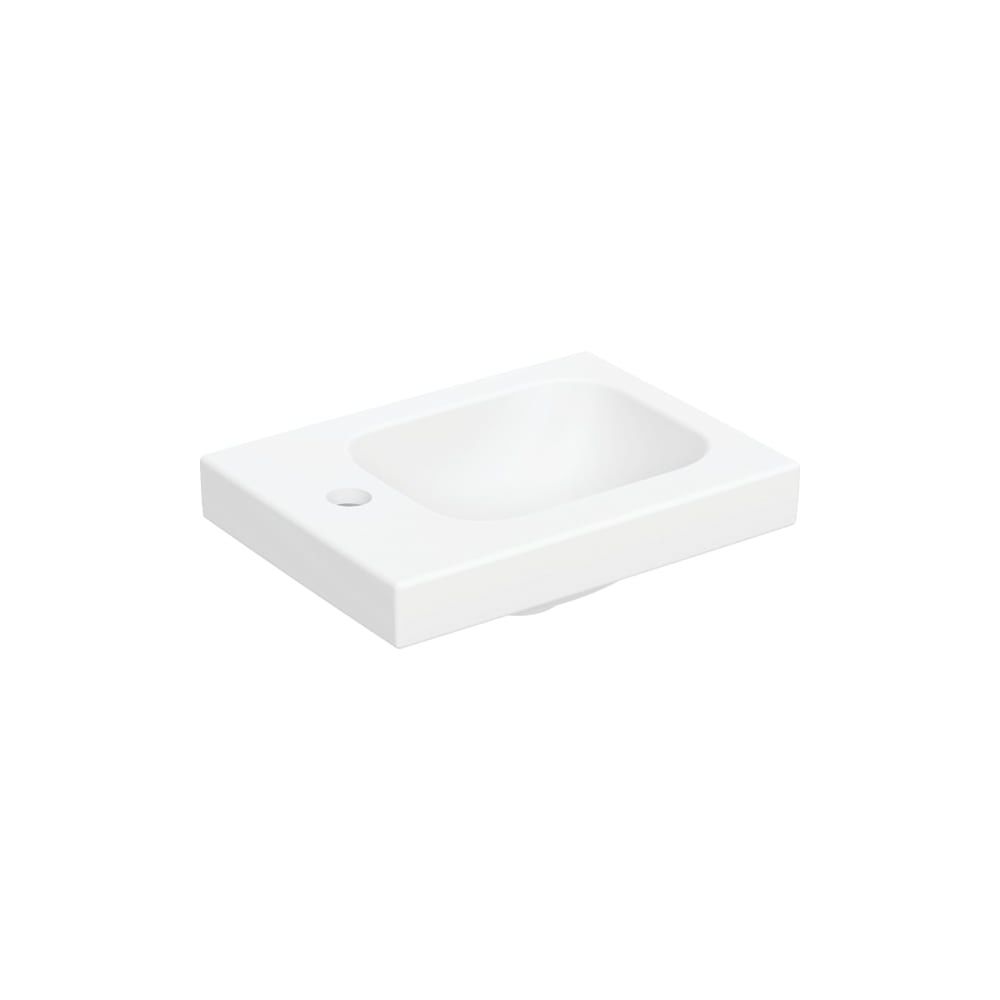 Geberit iCon Light Handwaschbecken 38x13x28cm, Weiß, matt, Hahnloch links, ohne Über... GEBERIT-501831JT1 4025410071774 (Abb. 1)