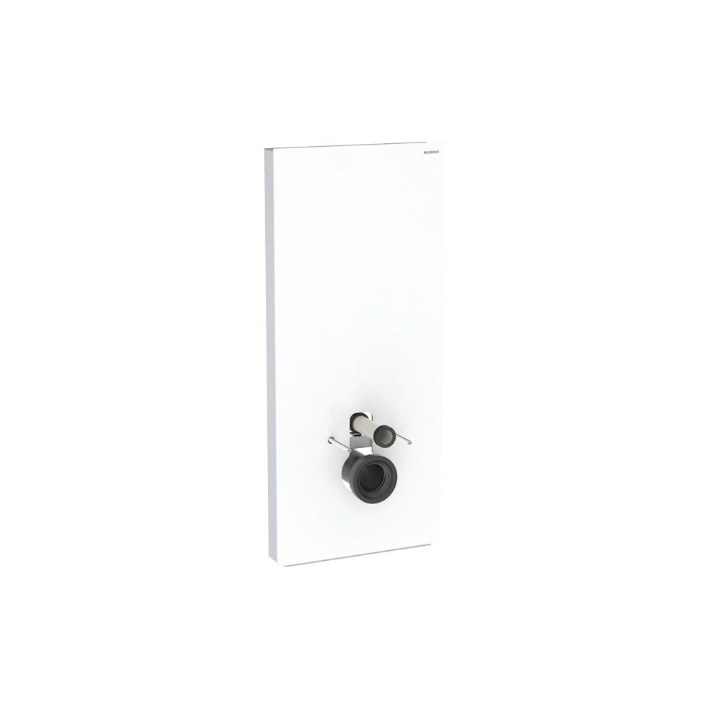 Geberit Monolith Plus Sanitärmodul für Wand-WC 114cm, Frontverkleidung Glas Weiß, Se... GEBERIT-131231SI7 4025410763198 (Abb. 1)