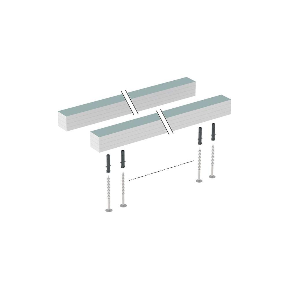 Geberit Duofix Set Paneelstreifen, verleimt, 2 Stück... GEBERIT-111288001 4025410076601 (Abb. 2)