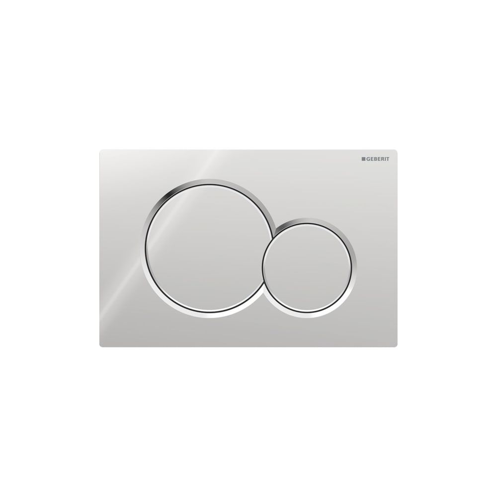 Geberit Sigma 01 Drückerplatte, 2-Mengen-Spülung, Hochglanz verchromt... GEBERIT-115770215 4025410035172 (Abb. 3)