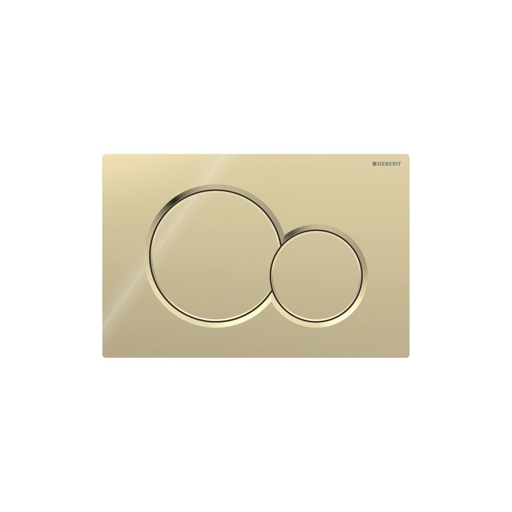 Geberit Sigma 01 Drückerplatte, 2-Mengen-Spülung edelmessing galvanisiert... GEBERIT-115770DT5 4025410035219 (Abb. 3)