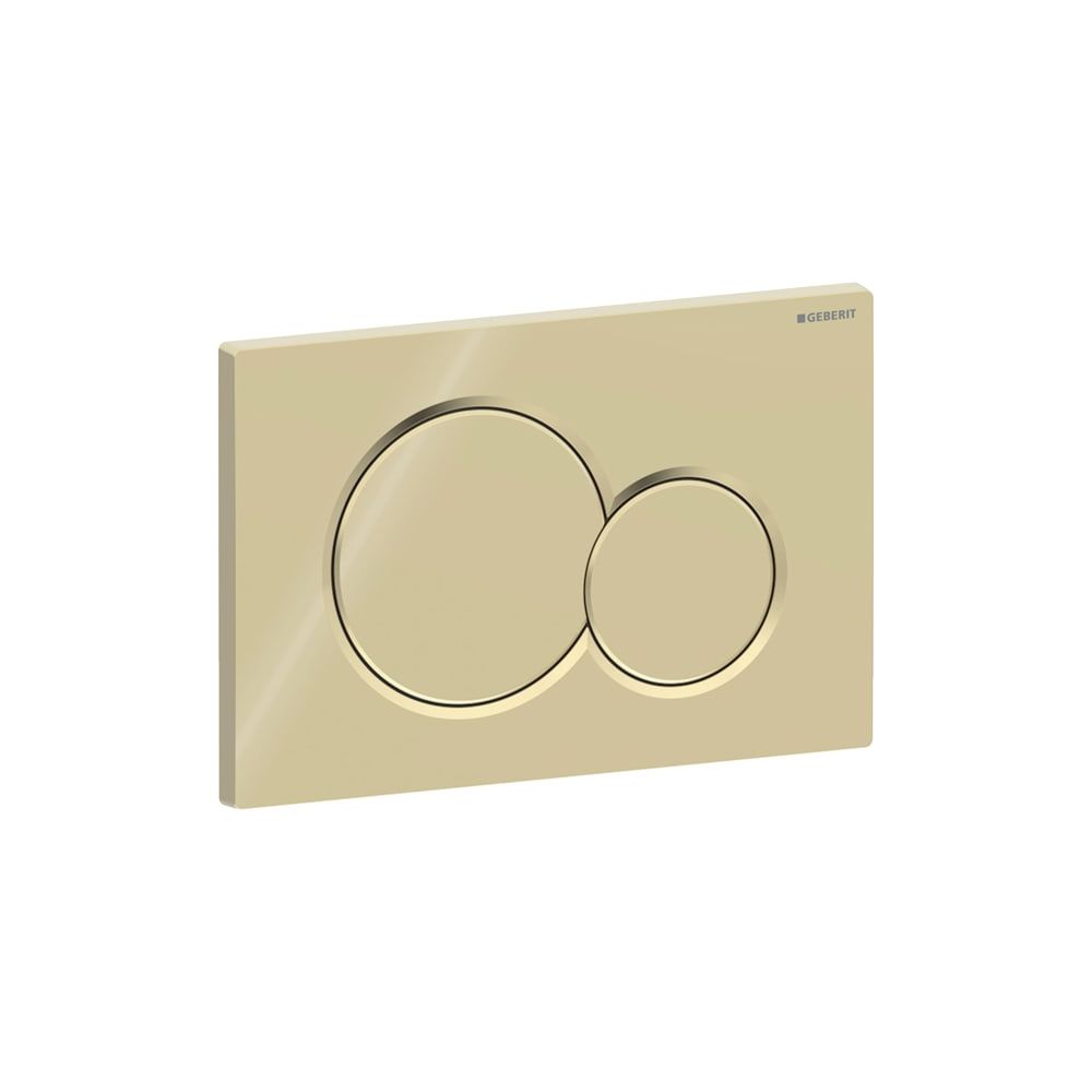 Geberit Drückerplatte Sigma01, 2-Mengen-Spülung edelmessing galvanisiert... GEBERIT-115770DT5 4025410035219 (Abb. 4)