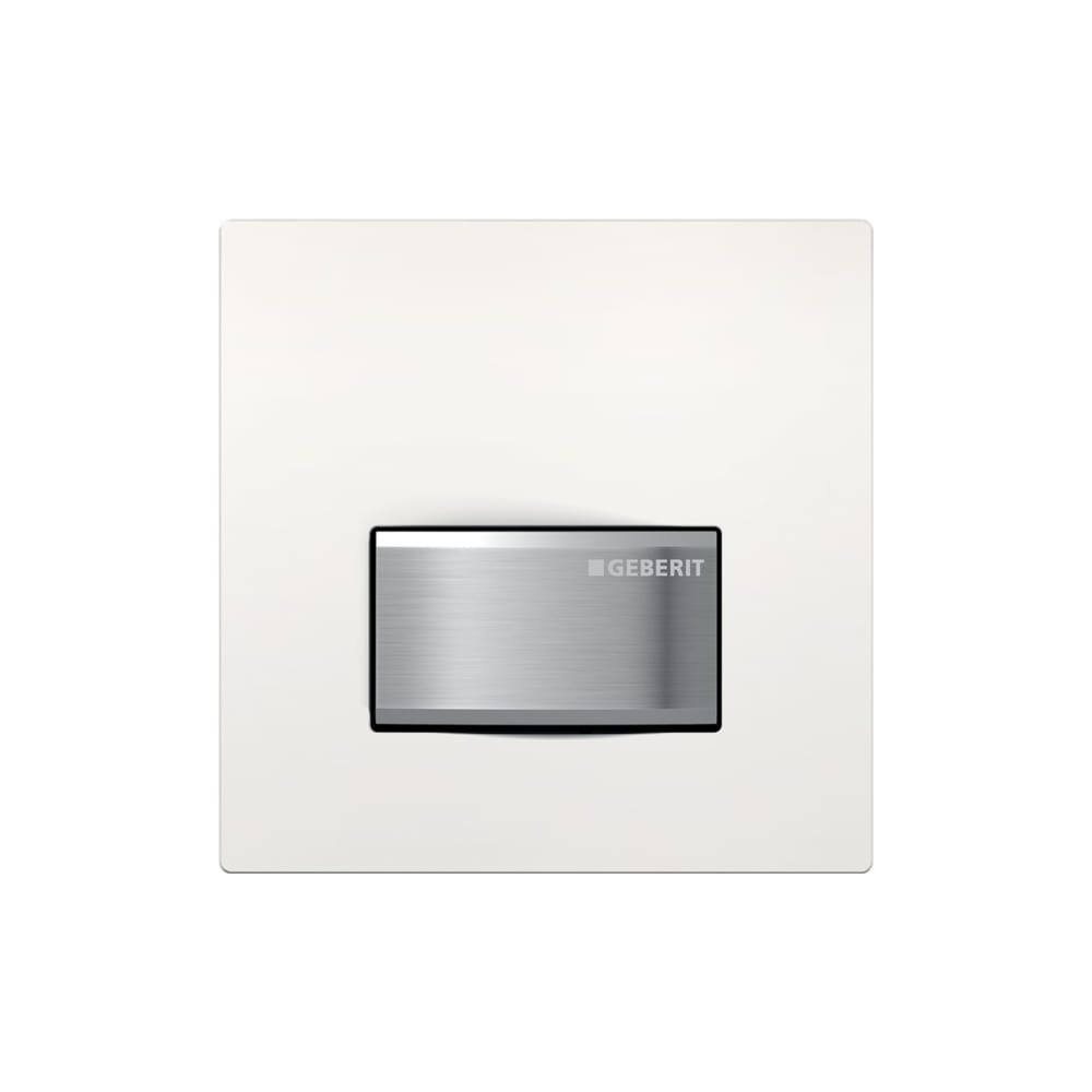 Geberit Typ 50 Drückerplatte für Urinalsteuerung mit pneumatischer Spülauslösung, Sq... GEBERIT-241916111 4025416941033 (Abb. 2)