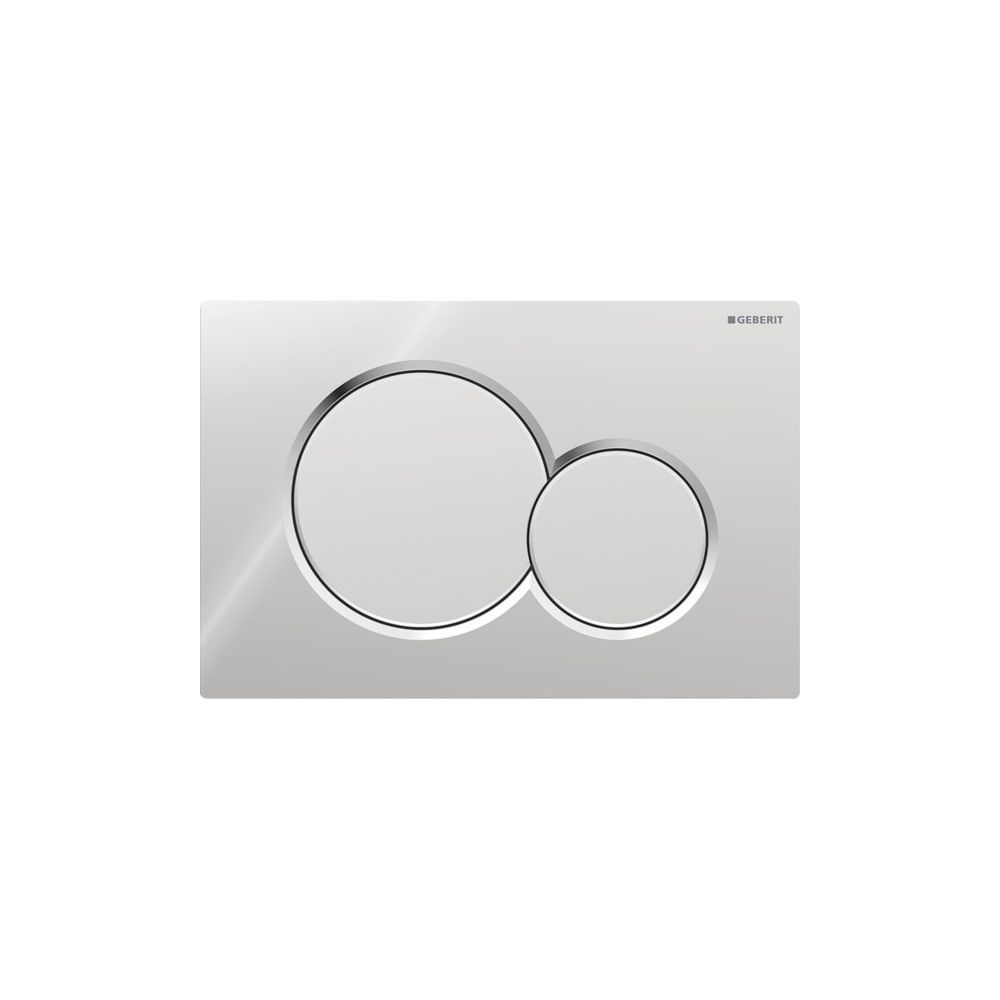 Geberit Sigma 01 Drückerplatte, 2-Mengen-Spülung Hochglanz verchromt, Mattverchromt... GEBERIT-115770KA5 4025410035271 (Abb. 3)