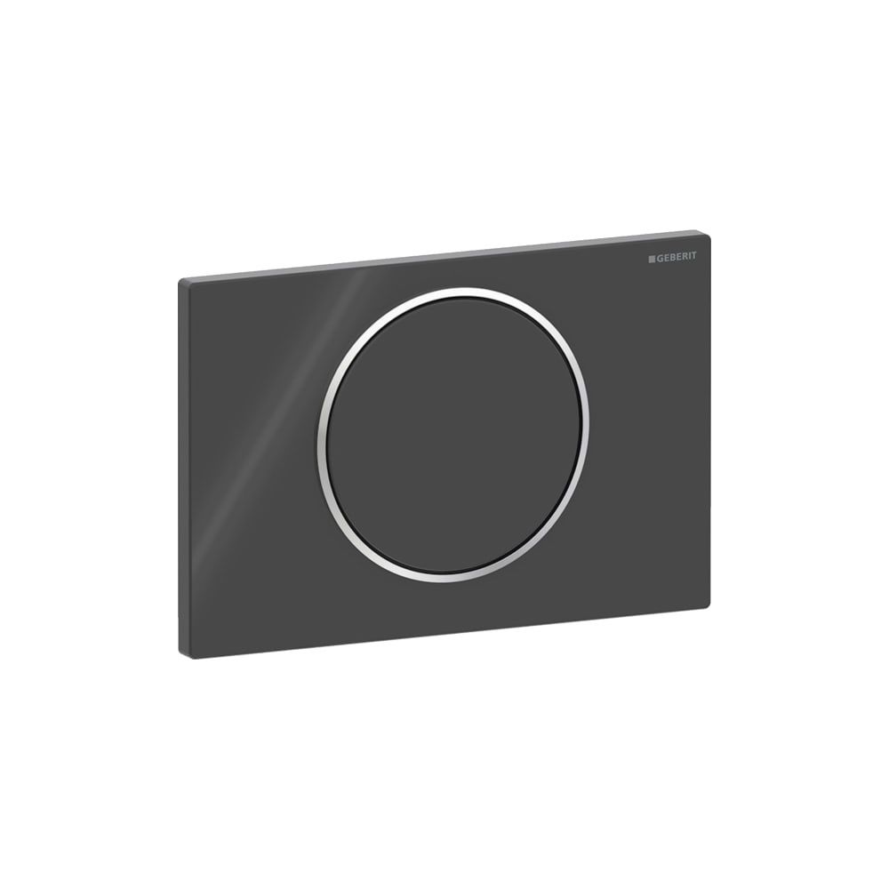 Geberit Drückerplatte Sigma10, für Spül-Stopp-Spülung Schwarz, Hochglanz verchromt... GEBERIT-115758KM5 4025416198000 (Abb. 4)