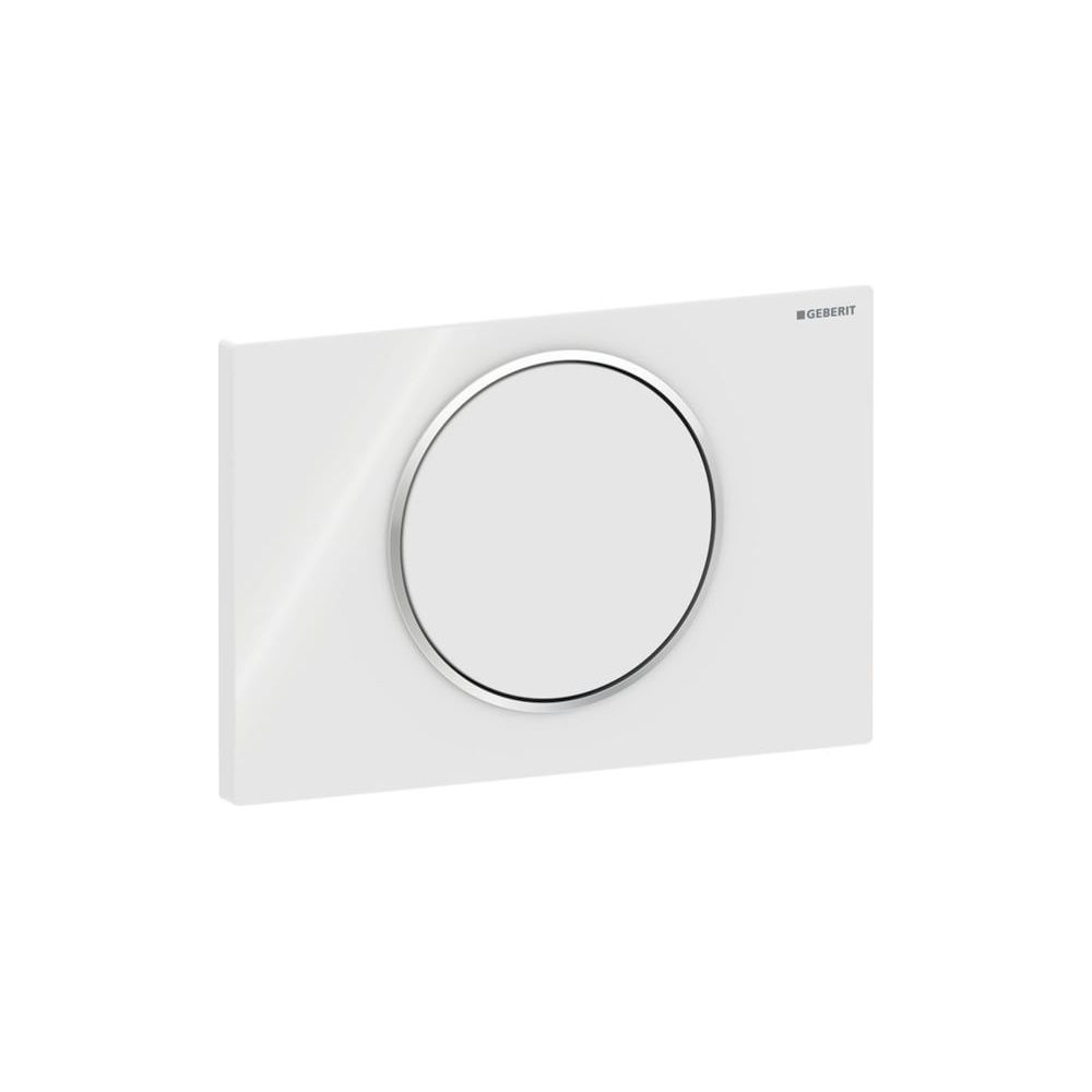 Geberit Drückerplatte Sigma10, für Spül-Stopp-Spülung Weiß, Hochglanz verchromt... GEBERIT-115758KJ5 4025416197898 (Abb. 4)