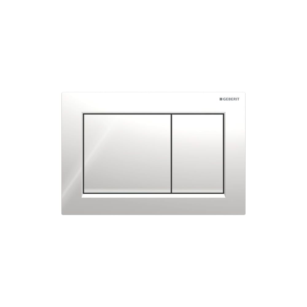 Geberit Omega 20 (ex Omega 30) Drückerplatte, 2-Mengen-Spülung Hochglanz verchromt, ... GEBERIT-115080KH1 4025416301073 (Abb. 3)
