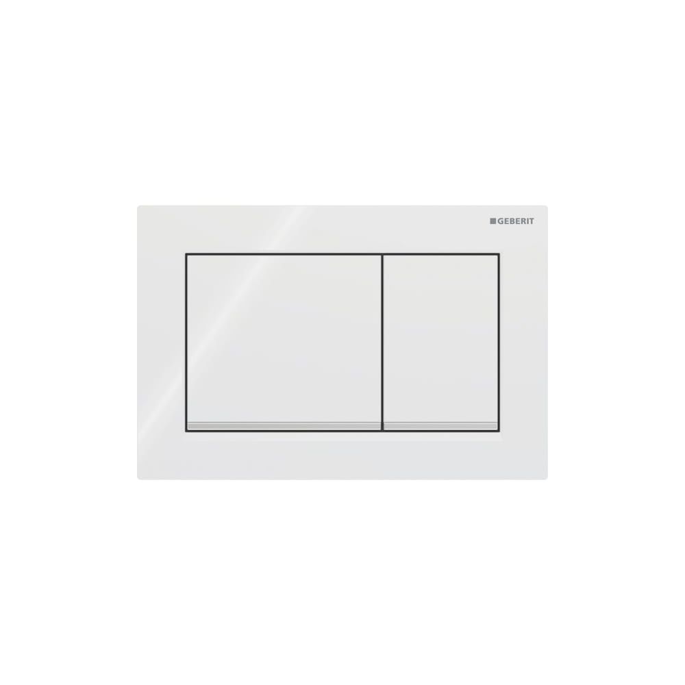 Geberit Omega 20 (ex Omega 30) Drückerplatte, 2-Mengen-Spülung Weiß, Hochglanz verch... GEBERIT-115080KJ1 4025416301240 (Abb. 3)