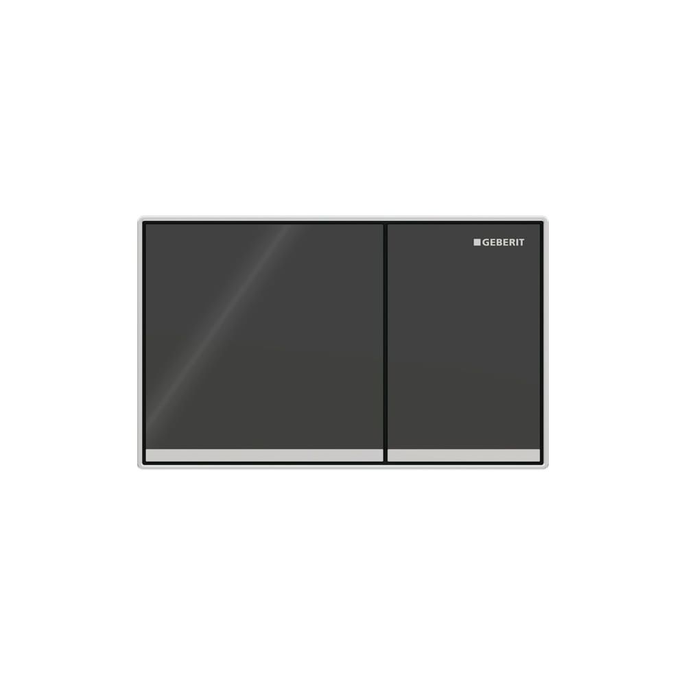 Geberit Omega 60 Drückerplatte, 2-Mengen-Spülung, Square, flächenbündig Schwarz, ver... GEBERIT-115081SJ1 4025416301370 (Abb. 3)