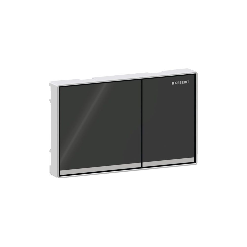 Geberit Betätigungsplatte Omega60, 2-Mengen-Spülung, flächenbündig, Zinkdruckguss/Gl... GEBERIT-115081SJ1 4025416301370 (Abb. 4)