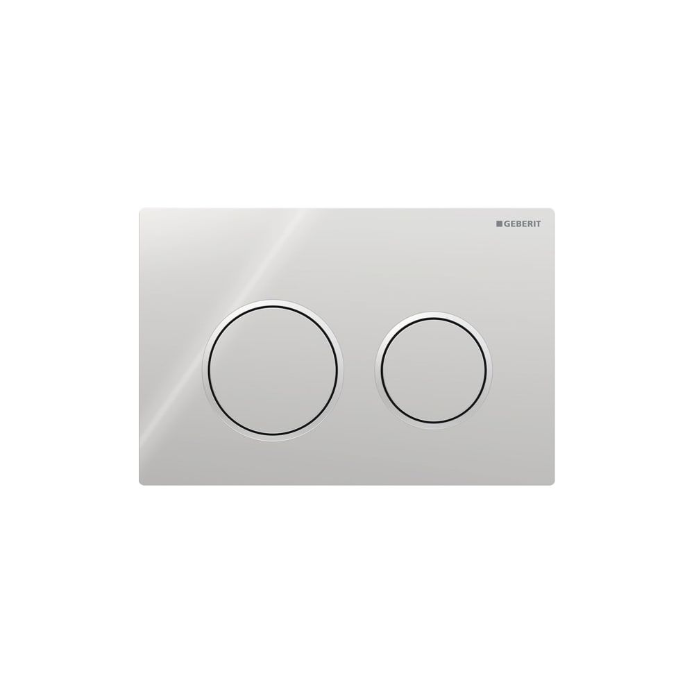 Geberit Omega 20 Drückerplatte, 2-Mengen-Spülung Hochglanz verchromt, Mattverchromt... GEBERIT-115085KH1 4025416310648 (Abb. 3)