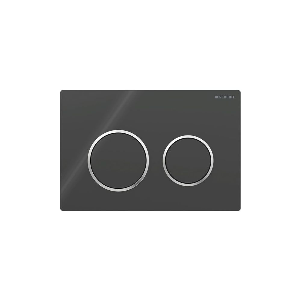 Geberit Omega 20 Drückerplatte, 2-Mengen-Spülung Schwarz, Hochglanz verchromt... GEBERIT-115085KM1 4025416310716 (Abb. 3)