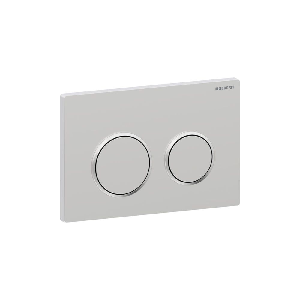 Geberit Drückerplatte Kappa 21, 2-Mengen-Spülung Platte und Tasten, Mattverchromt, H... GEBERIT-115240KN1 4025416100232 (Abb. 4)