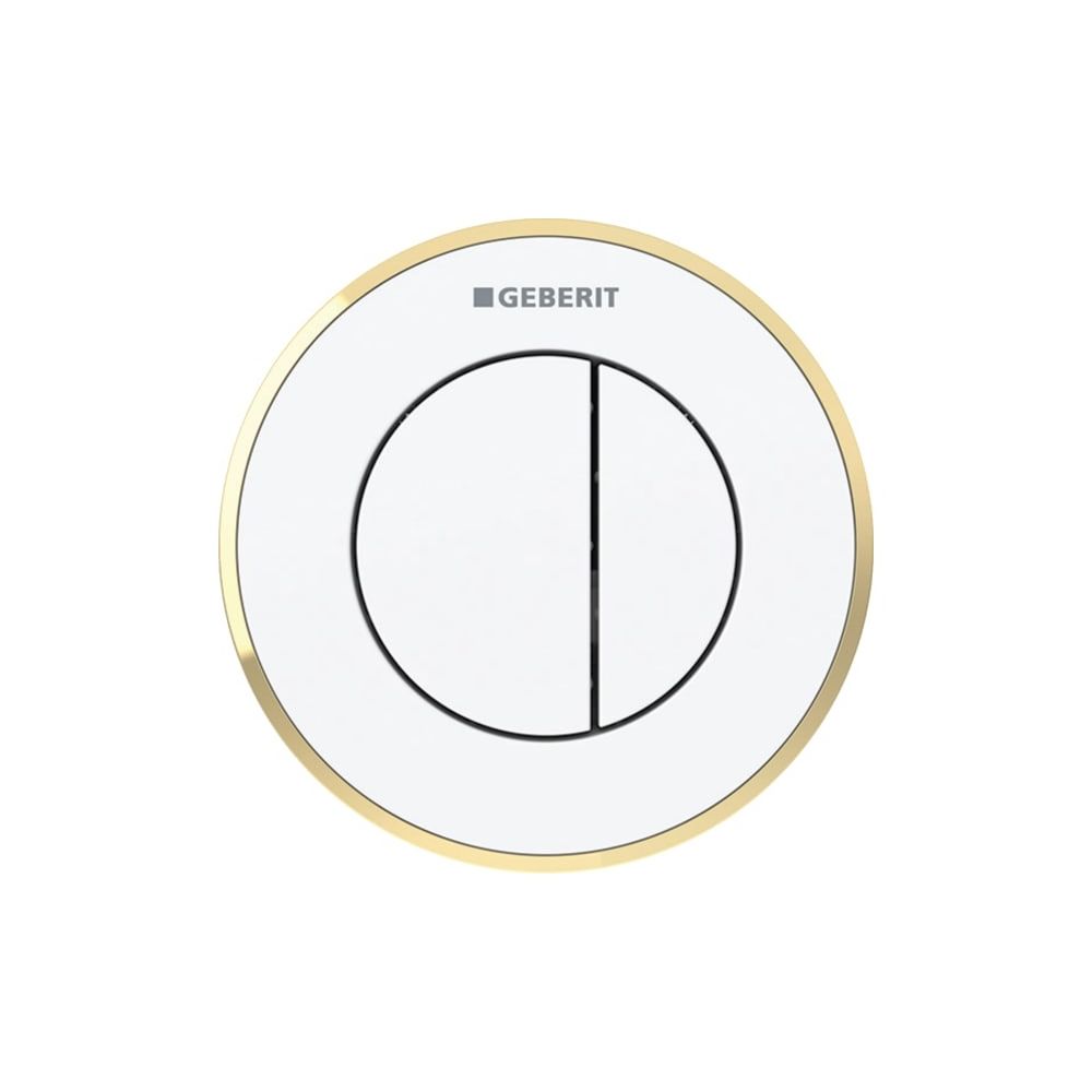 Geberit Typ 10 Fernbetätigung pneumatisch, 2-Mengen-Spülung, Unterputz-Drücker Weiß,... GEBERIT-116055KK1 4025416334767 (Abb. 3)