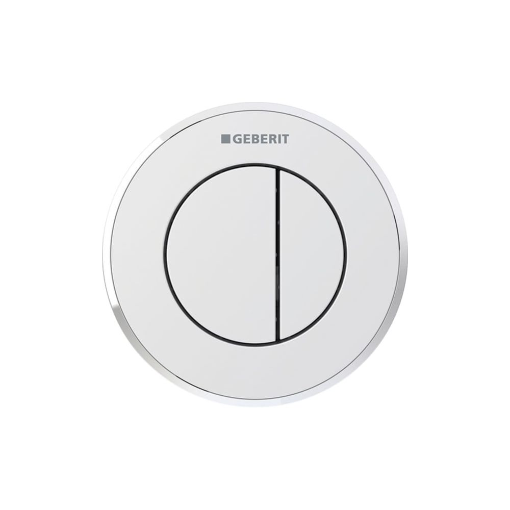 Geberit Typ 10 Fernbetätigung pneumatisch, 2-Mengen-Spülung, Unterputz-Drücker Mattv... GEBERIT-116055KN1 4025416322962 (Abb. 3)