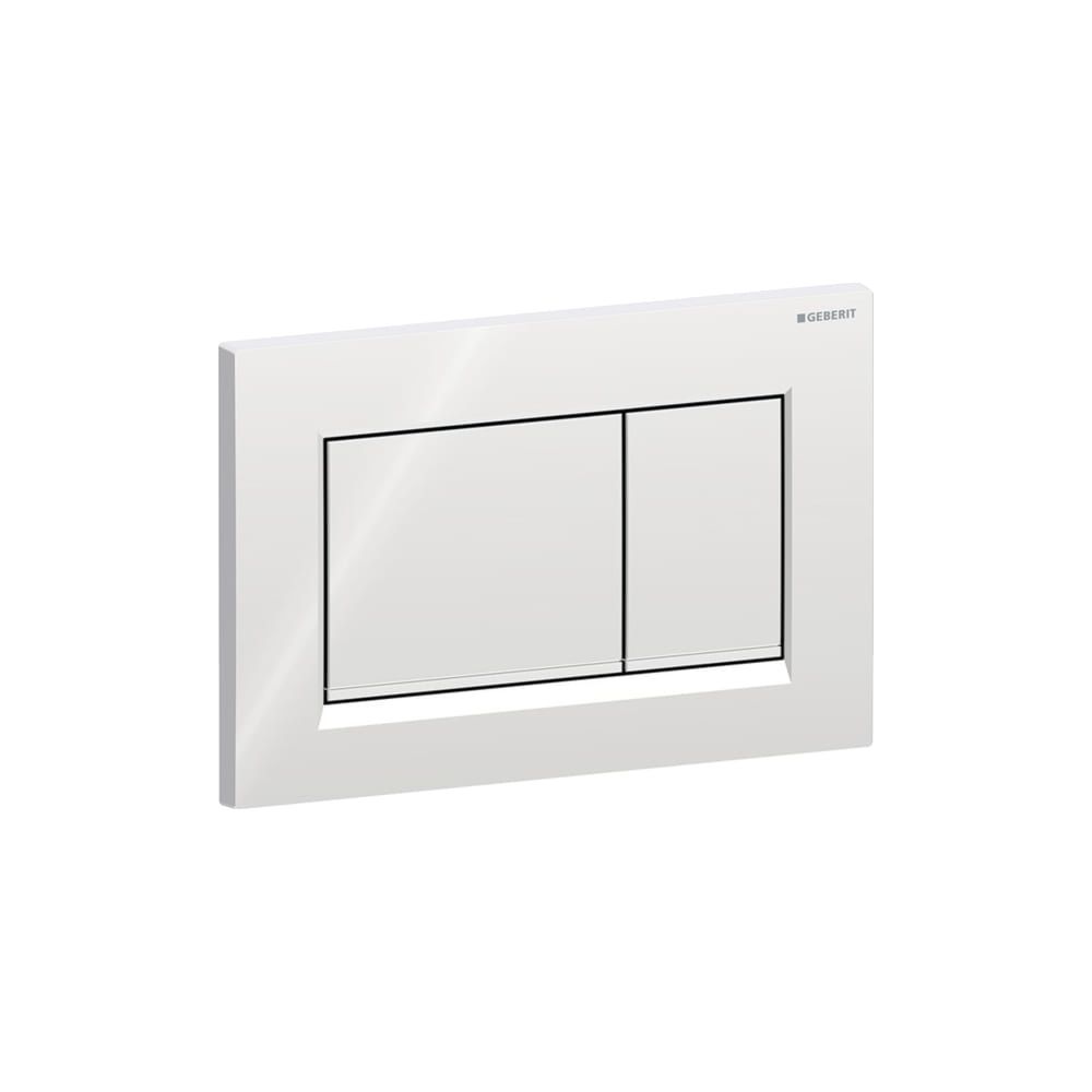 Geberit Drückerplatte Sigma20 mit 2-Mengen-Spülung, Hochglanz verchromt, Mattverchro... GEBERIT-115883KH1 4025416516712 (Abb. 4)