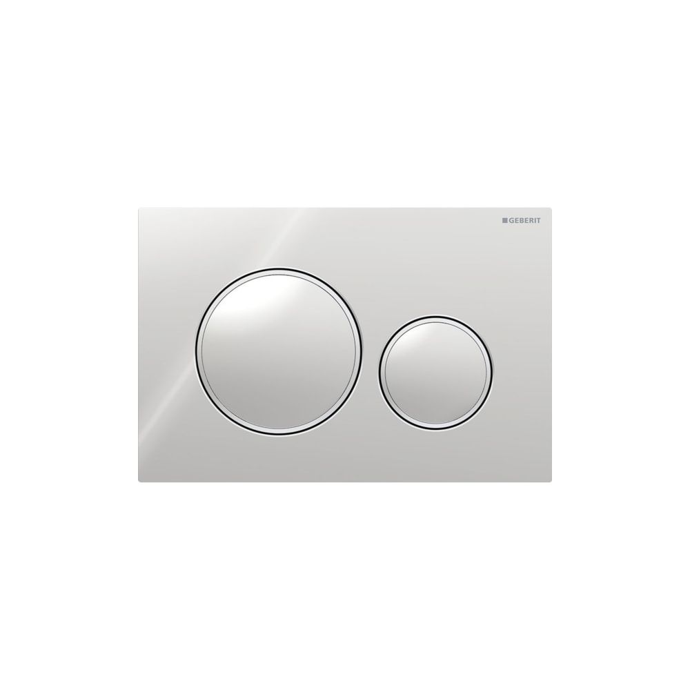 Geberit Sigma 20 Drückerplatte mit 2-Mengen-Spülung, Hochglanz verchromt, Mattverchr... GEBERIT-115882KH1 4025416544555 (Abb. 3)