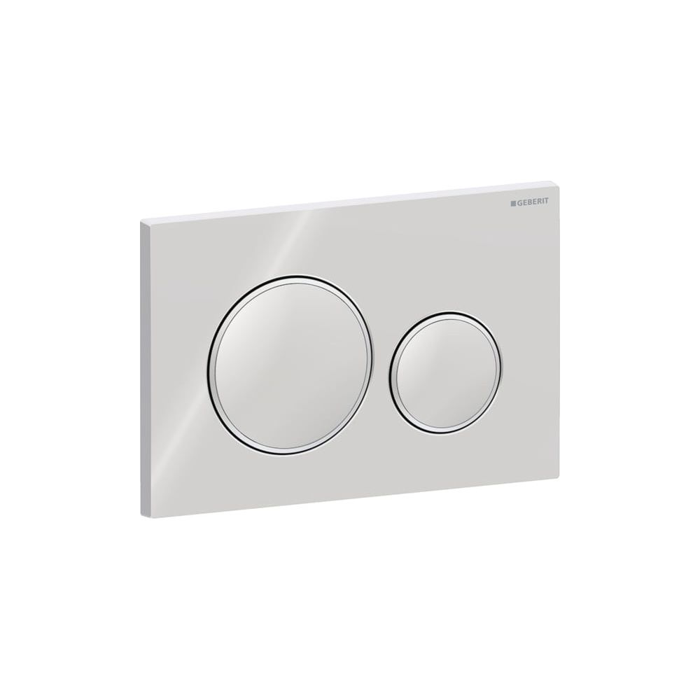 Geberit Drückerplatte Sigma20 mit 2-Mengen-Spülung, Hochglanz verchromt, Mattverchro... GEBERIT-115882KH1 4025416544555 (Abb. 4)