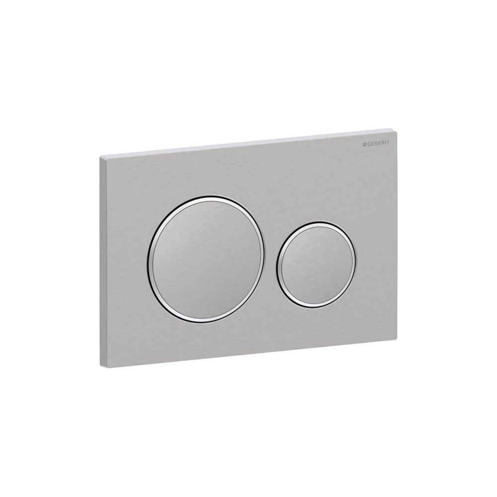 Geberit Drückerplatte Sigma20 mit 2-Mengen-Spülung, Edelstahl gebürstet/poliert, Eas... GEBERIT-115882SN1 4025416544906 (Abb. 4)