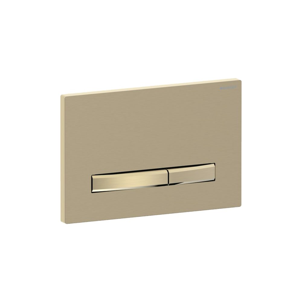 Geberit Drückerplatte Sigma50, 2-Mengen-Spülung, Square, Metallfarbe Messing gebürst... GEBERIT-115672QF2 4025410069962 (Abb. 2)