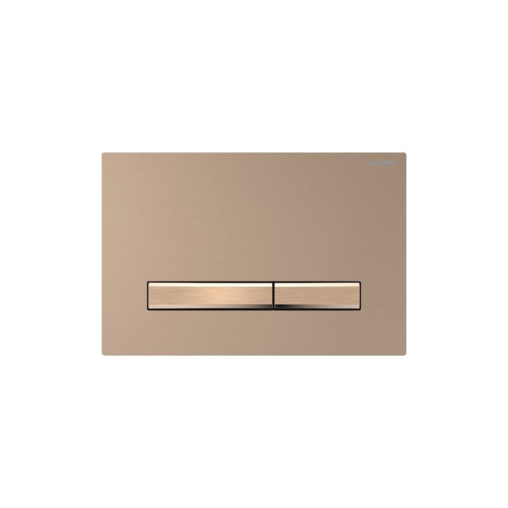 Geberit Sigma 50 Drückerplatte, 2-Mengen-Spülung, Square, easy-to-clean, Metallfarbe... GEBERIT-115670QB2 4025410069924 (Abb. 1)