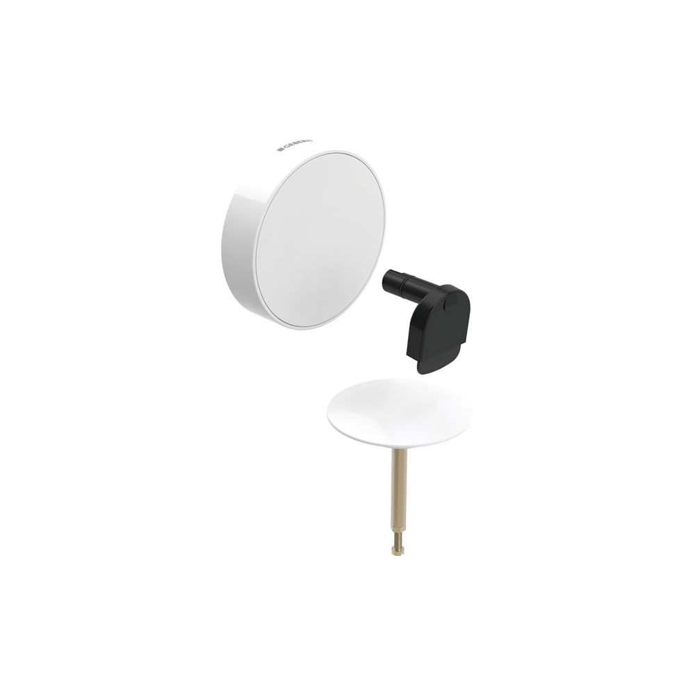 Geberit Split Fertigbauset 52mm, für Badewannenablauf mit Drehbetätigung, Zulauf, Al... GEBERIT-150481111 4025410078889 (Abb. 1)