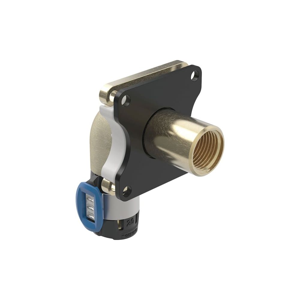 Geberit FlowFit Bogenwanddurchführung 90 Grad d 20mm, Rp 1/2″... GEBERIT-620804001 4025410705839 (Abb. 1)