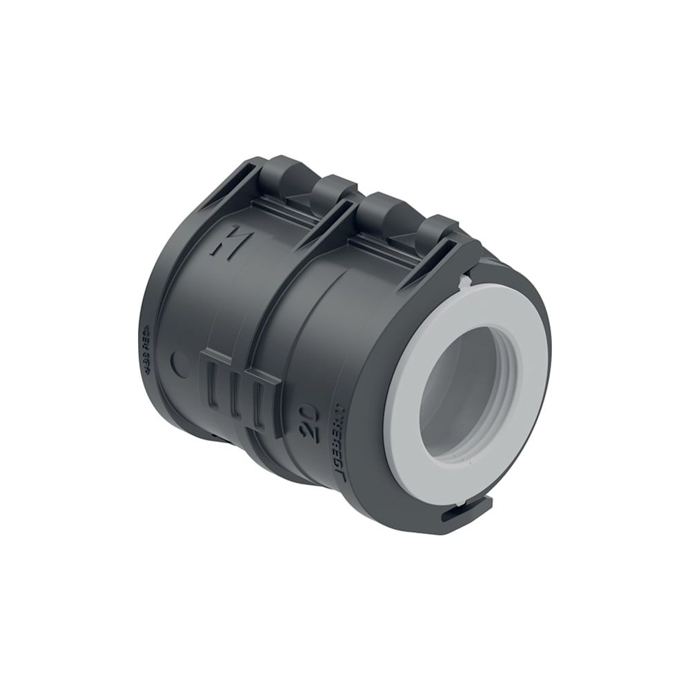 Geberit Manschette FlowFit, 25mm, Kunststoff, 4,8x4,7x4,5cm, 619722001... GEBERIT-619722001 4025416603047 (Abb. 2)
