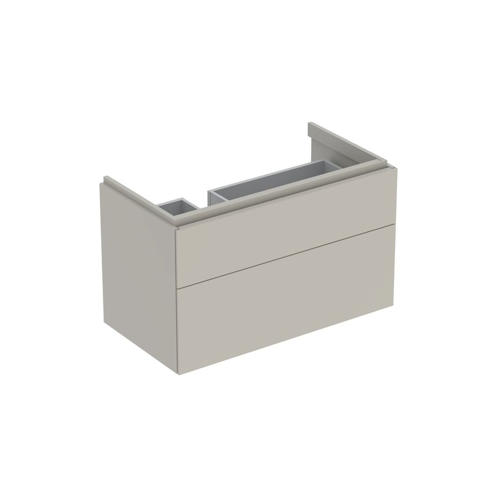 Geberit Xeno2 Unterschrank für Waschtisch, Ablagefläche, 2 Schubladen, 88x53x46,2cm,... GEBERIT-500515001 4025416358756 (Abb. 2)