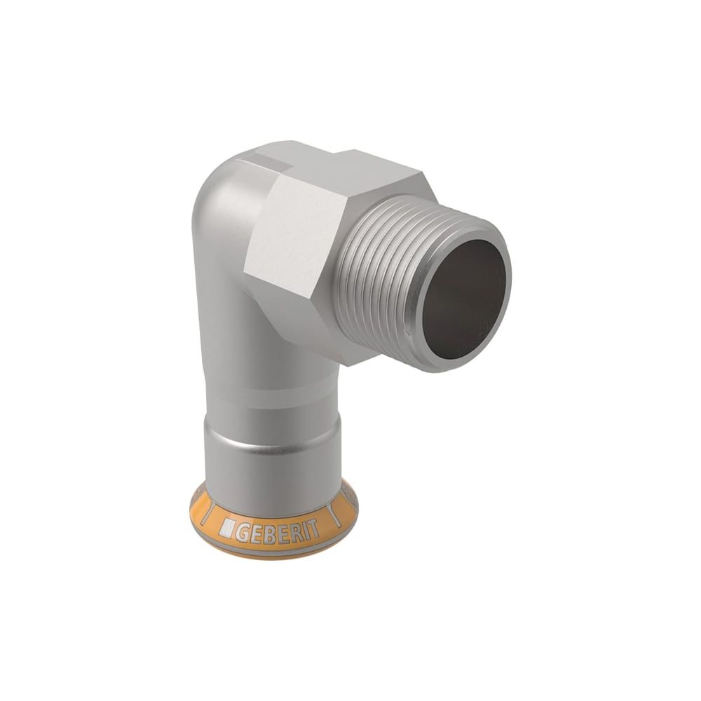 Geberit Mapress Therm Übergangswinkel 90 Grad mit Außengewinde d 28mm, R 1″... GEBERIT-43836 4025410097330 (Abb. 1)