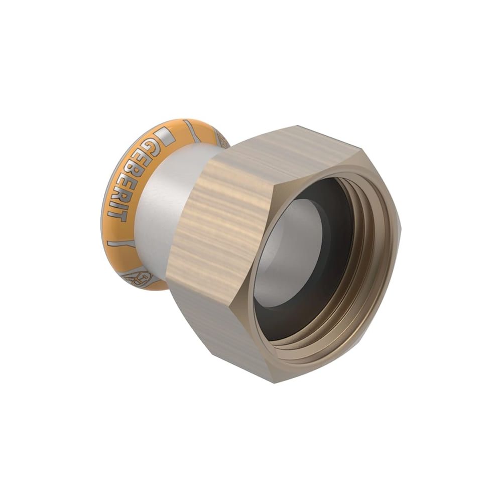 Geberit Mapress Therm Übergang mit Überwurfmutter d 28mm, di 20mm, G 1″... GEBERIT-45043 4064746042874 (Abb. 1)