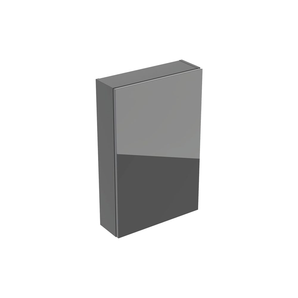 Geberit Hängeschrank rechteckig, mit einer Tür 45x70cm, Lava lackiert matt/Glas glän... GEBERIT-502318JK2 4025410133533 (Abb. 1)